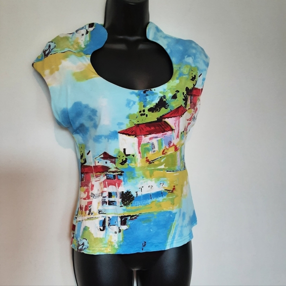 Joseph Ribkoff Tops - Joseph Ribkoff Stunning Euro Graphic Top